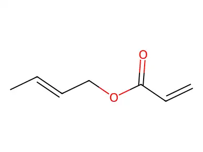 2-Propenoic acid, 2-buten-1-yl ester structure
