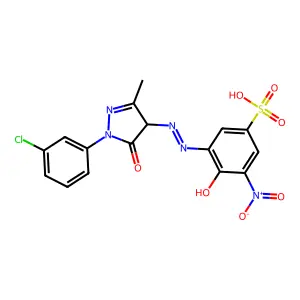 C16H12ClN5O7S structure