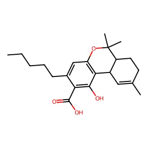 delta9-Tetrahydrocannabinolic acid structure