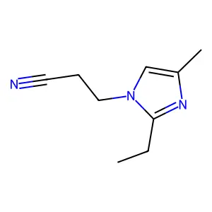 1H-Imidazole-1-propanenitrile, 2-ethyl-4-methyl- structure
