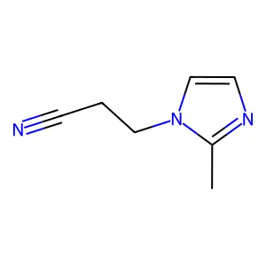1H-Imidazole-1-propanenitrile, 2-methyl- structure
