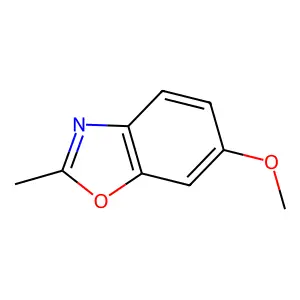 6-Methoxy-2-methylbenzoxazole structure