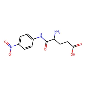 (4S)-4-Amino-5-[(4-nitrophenyl)amino]-5-oxopentanoic acid structure
