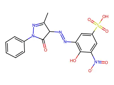 C16H13N5O7S structure