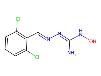 Hydroxyguanabenz structure
