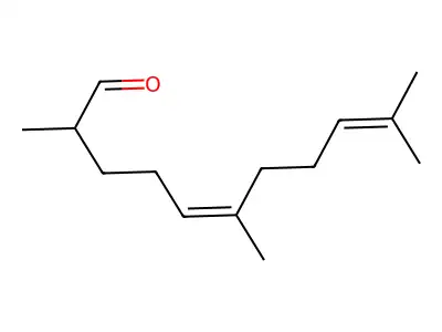 2,6,10-Trimethylundeca-5,9-dienal structure