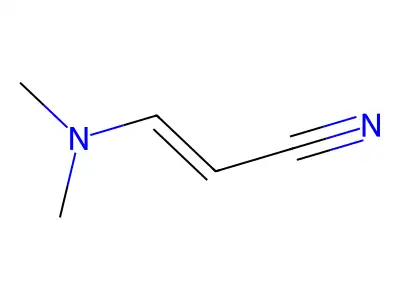 3-(Dimethylamino)prop-2-enenitrile structure