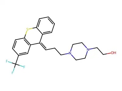 cis-(Z)-Flupentixol Dihydrochloride structure