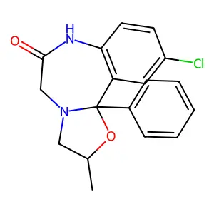Oxazolam structure