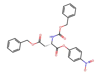Cbz-L-Aspartic Acid 4-Benzyl 1-(4-nitrophenyl) Ester structure