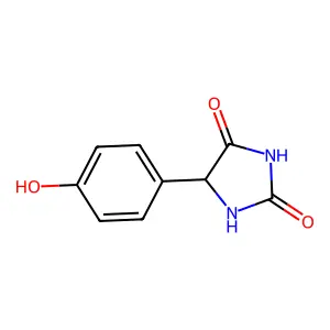 5-(4-Hydroxyphenyl)imidazolidine-2,4-dione structure