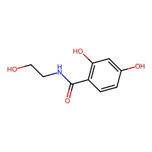 2,4-Dihydroxy-N-(2-hydroxyethyl)benzamide structure