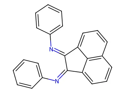 Benzenamine, N,N'-1,2-acenaphthylenediylidenebis- structure