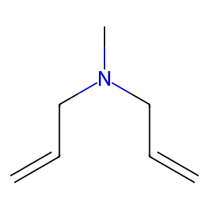 Diallylmethylamine structure