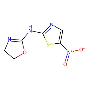 2-Oxazolamine, 4,5-dihydro-N-(5-nitro-2-thiazolyl)- structure
