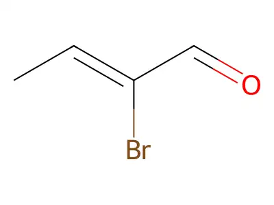 2-Bromo-2-butenal structure
