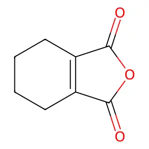 3,4,5,6-Tetrahydrophthalic anhydride structure