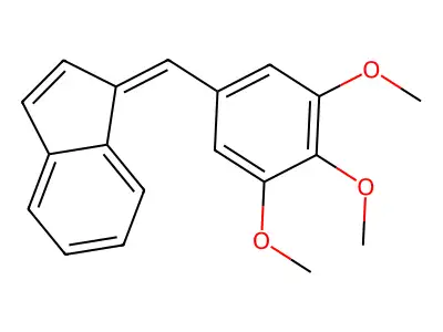 1-[(3,4,5-Trimethoxyphenyl)methylidene]indene structure