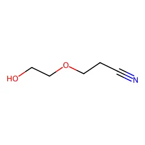 3-(2-Hydroxyethoxy)propiononitrile structure