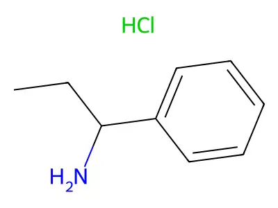 alpha-Ethylbenzylamine hydrochloride structure