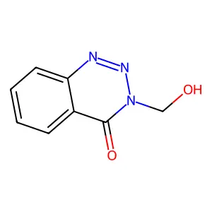 3-(Hydroxymethyl)-1,2,3-benzotriazin-4(3H)-one structure