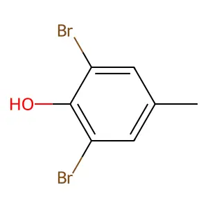 p-Cresol, 2,6-dibromo- structure