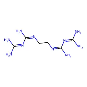 3,8-Diimino-2,4,7,9-tetraazadecanediimidamide structure