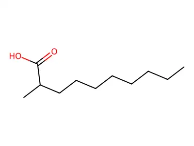 Decanoic acid, 2-methyl- structure