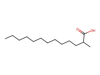 2-Methyltridecanoic acid structure