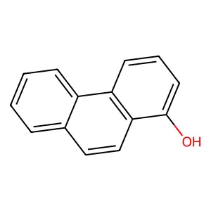 1-Hydroxyphenanthrene structure