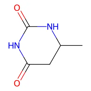 Dihydro-6-methyl-2,4(1H,3H)-pyrimidinedione structure