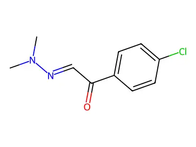 1-(4-Chlorophenyl)-2-(dimethylhydrazinylidene)ethanone structure