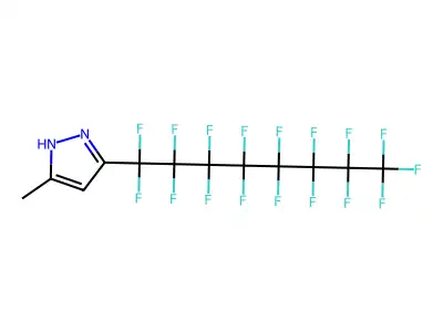 3-(heptadecafluorooctyl)-5-methyl-1H-pyrazole structure
