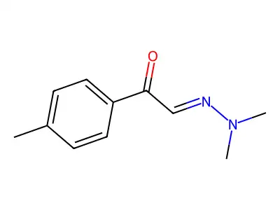 2-(Dimethylhydrazinylidene)-1-(4-methylphenyl)ethanone structure