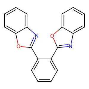 Benzoxazole, 2,2'-o-phenylenebis- structure