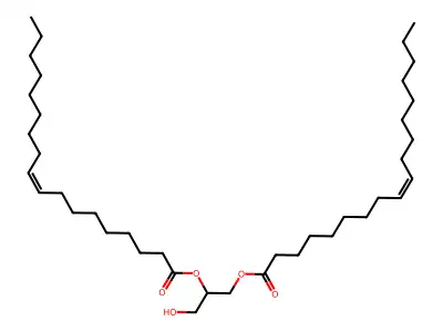 (Z)-3-Hydroxypropane-1,2-diyl dioleate structure