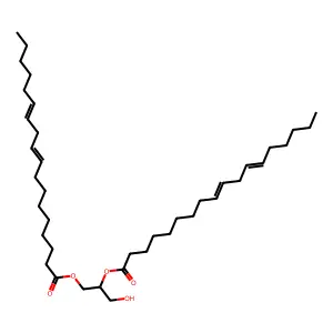 (3-Hydroxy-2-octadeca-9,12-dienoyloxypropyl) octadeca-9,12-dienoate structure
