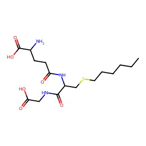 s-hexylglutathione structure
