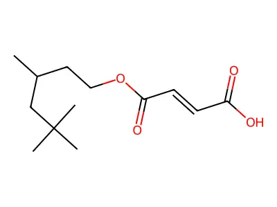 3,5,5-Trimethylhexyl hydrogen maleate structure