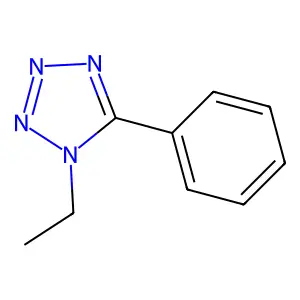 1H-Tetrazole, 1-ethyl-5-phenyl- structure