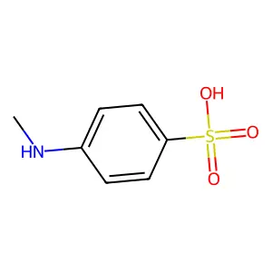 4-(Methylamino)benzenesulphonic acid structure