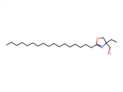 4-Oxazolemethanol, 4-ethyl-2-heptadecyl-4,5-dihydro- structure