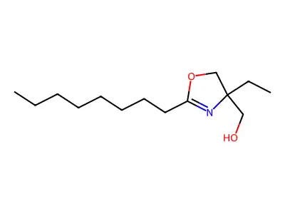 4-Ethyl-2-octyl-2-oxazoline-4-methanol structure