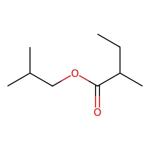 Isobutyl 2-methylbutyrate structure