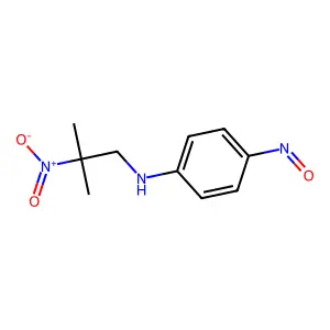Benzenamine, N-(2-methyl-2-nitropropyl)-4-nitroso- structure