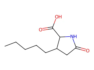 3-(2-Methylpropyl)-5-oxopyrrolidine-2-carboxylic acid structure