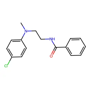N-[2-[(4-Chlorophenyl)methylamino]ethyl]benzamide structure