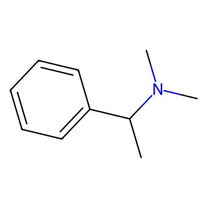 Benzenemethanamine, N,N,alpha-trimethyl- structure