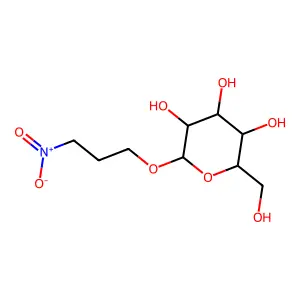 3-nitropropyl beta-D-glucopyranoside structure