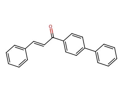 3-Phenyl-1-(4-phenylphenyl)prop-2-en-1-one structure